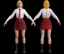 School girl - Female School Uniform