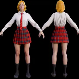 School girl - Female School Uniform