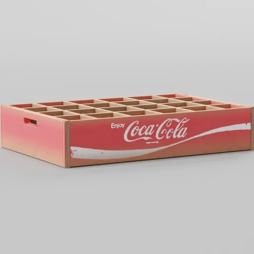 Vintage Wooden Soda Bottle Crate