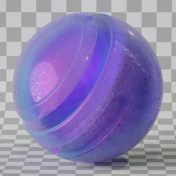Holographic Cracked Glass