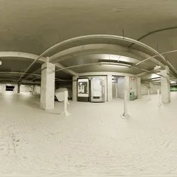 Underground Parking Garage HDRI