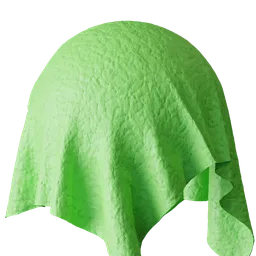 Green Creased Leather