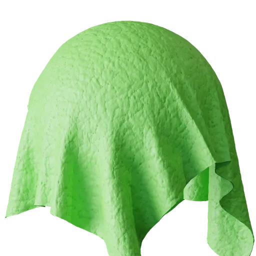 Green Creased Leather