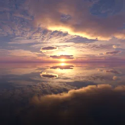 Colorful Dramatic Sunset Sky