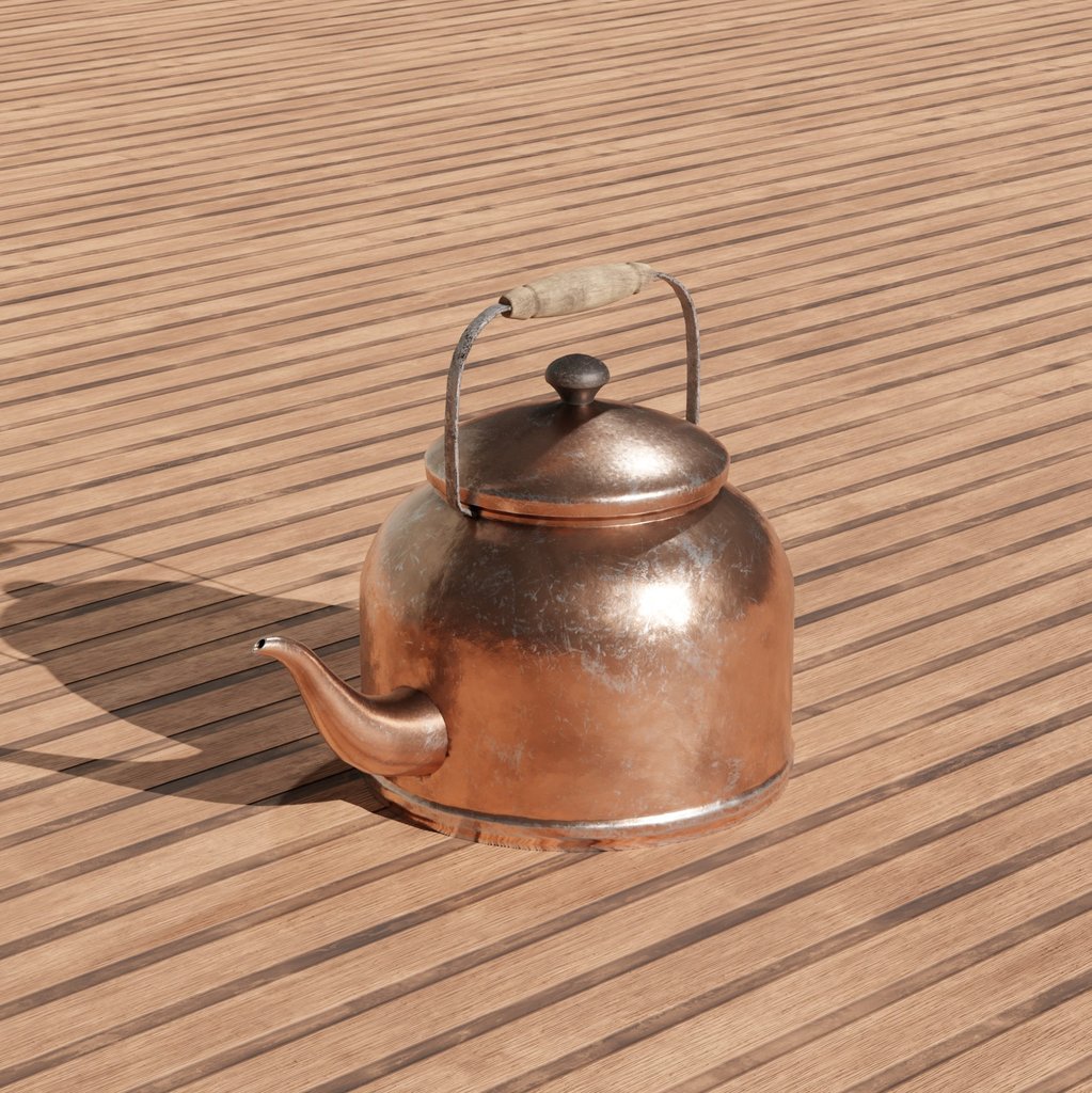 Copper kettle Kitchen Appliances models BlenderKit