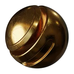 Scratched copper metal