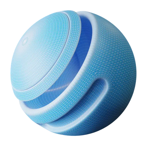 3D PBR blueprint wireframe texture for CAD and architectural design in Blender and similar applications.