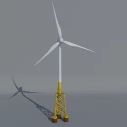 Offshore Wind Turbine on Jacket