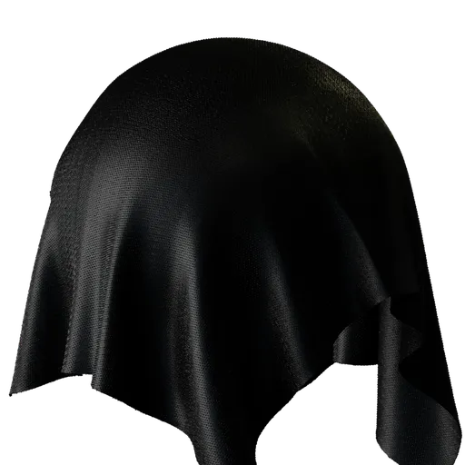 Black Satin Fabric