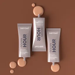 Foundation liquid spots mockup