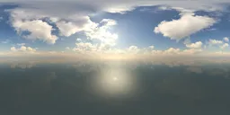 Pure Sky Sunny Cloudy Day