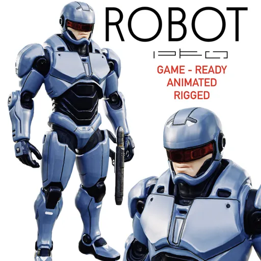 Cyborg Police Robot