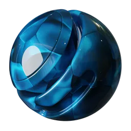 Procedural Blue Celluloid