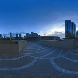 Crossroads at night