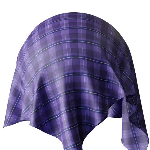 Purple flannel fabric