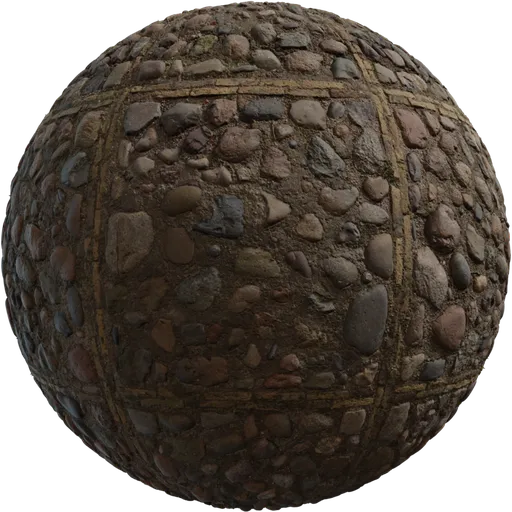 Patterned Cobblestone 02