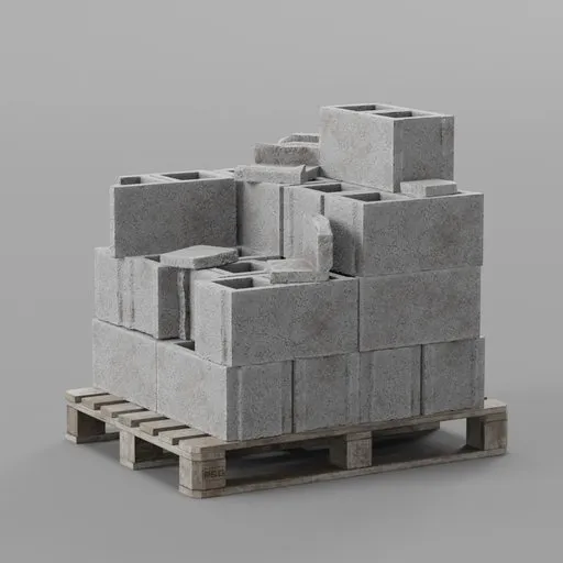 Concrete Blocks Stack