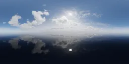 Sunny Blue Realistic Sky Day