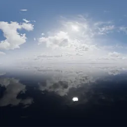 Sunny Blue Realistic Sky Day