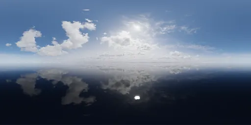 Sunny Blue Realistic Sky Day