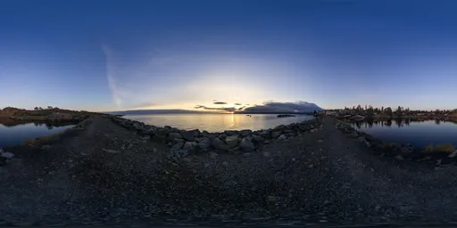 Sunset at Ocean Coast