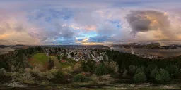 Dramatic Sunset Cityscape