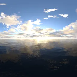 Sunset yellow cloud 16k