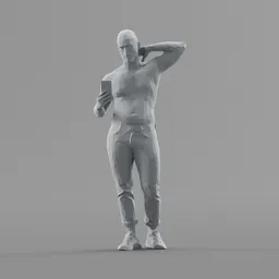 Lowpoly Male Standing