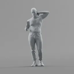 Lowpoly Male Standing