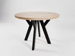 Extendable oak table