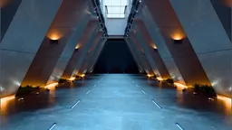 Modern Concrete Brutalist Showroom