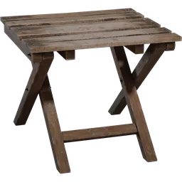 Folding Wooden Stool