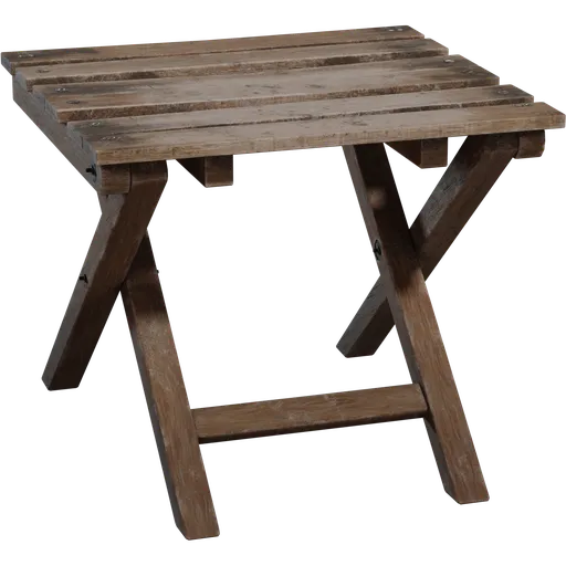 Folding Wooden Stool