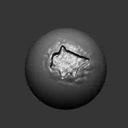 NS Metal Damage sharp shaped