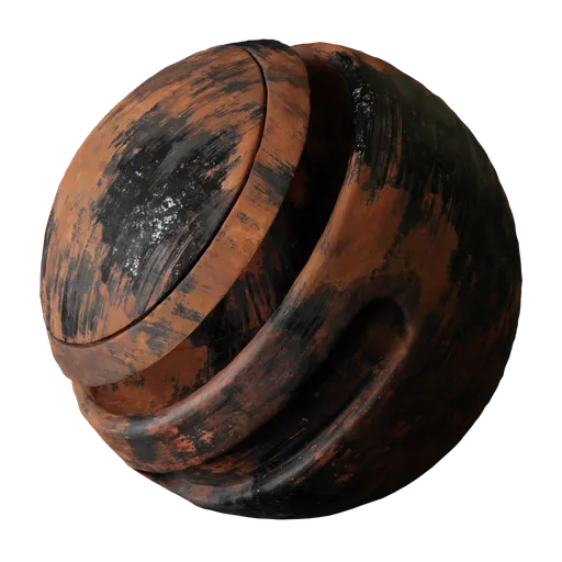 Black Rusted Metal