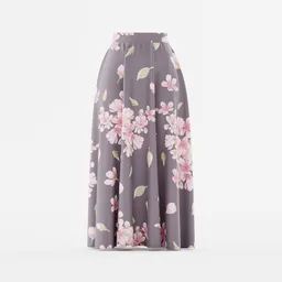 Fashionable Long Skirt Design