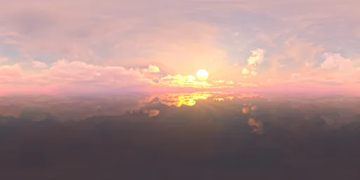 Pure sunset sky