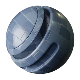 Light Blue Floor Tiles