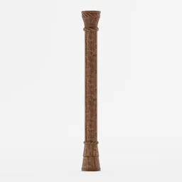 Carved Wood Column