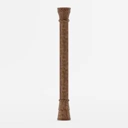 Carved Wood Column