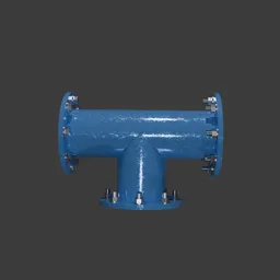 100mm Flanged Pipe