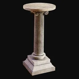 Marble Column Pedestal Stand