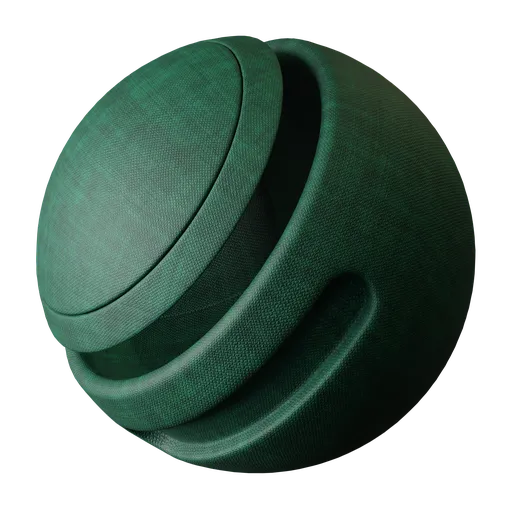 Simple green fabric