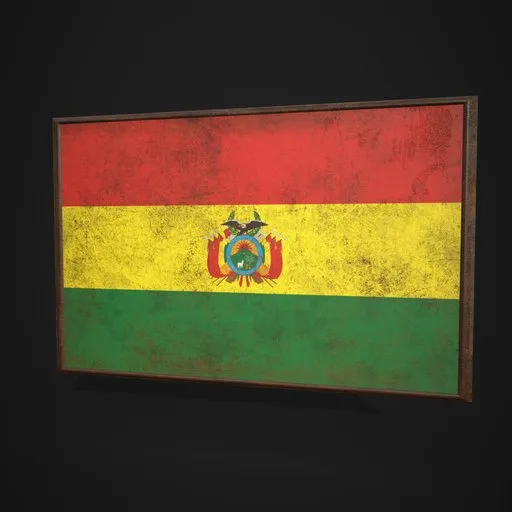 Bolivia Flag Picture Frame