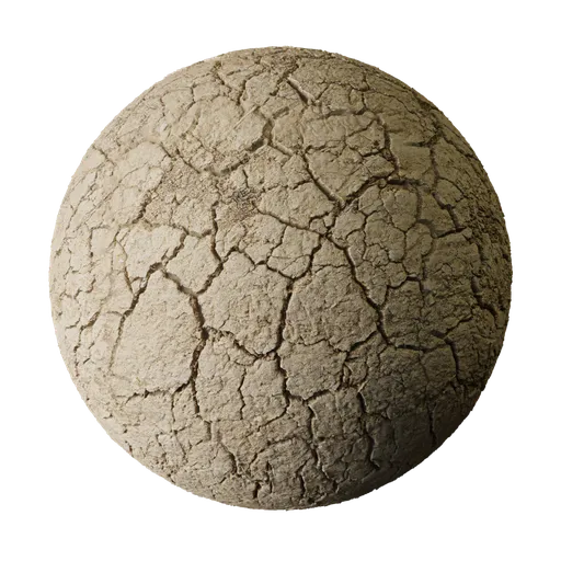 Cracked Dry Mud Ground