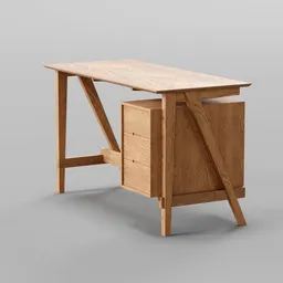 Modern Wood Desk