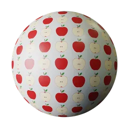 Apple Wrapping Paper - Whole & Slice