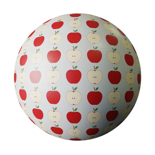 Apple Wrapping Paper - Whole & Slice