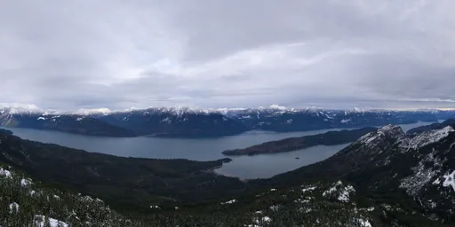 Mountain Landscape Overcast Day
