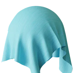 Sky Blue Threaded Fabric